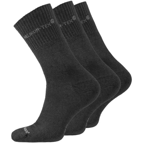 All Round Socks (3 Pack) Black, Lightweight and hard-wearing, the All Round Socks from Helikon are built for long treks and warm-weather wear